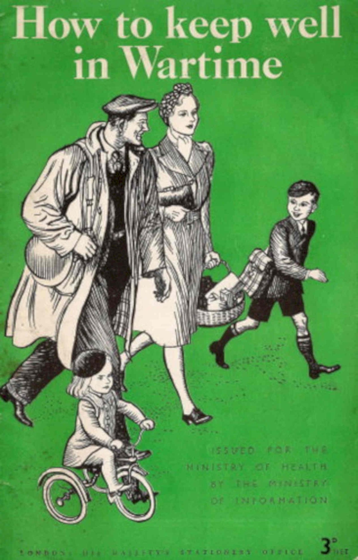Wartime Family Poster 1940s Vintage Retro Advert Poster