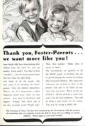Wartime Foster Boys 1940s Vintage Retro Advert Poster