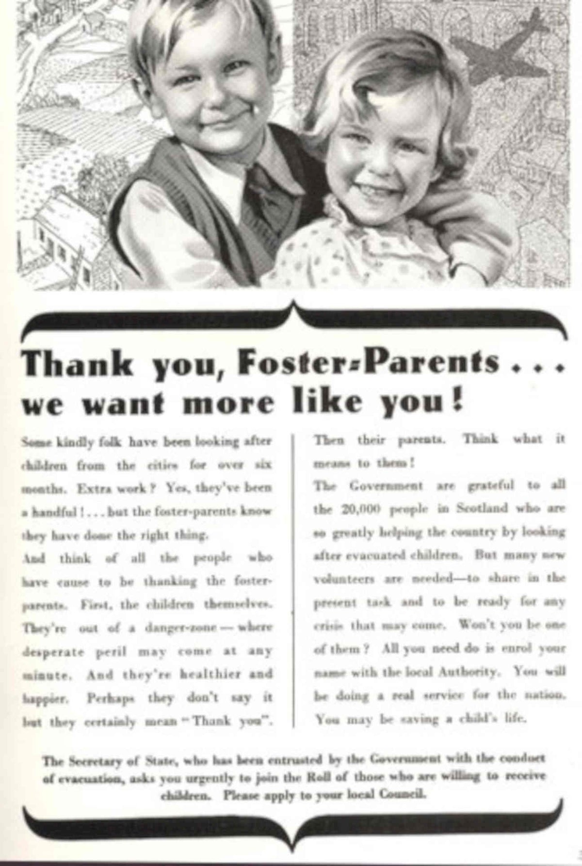Wartime Foster Boys 1940s Vintage Retro Advert Poster