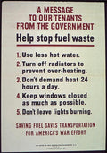 Wartime Fuel Message Vintage Retro Advert Ads A4 Photo Print