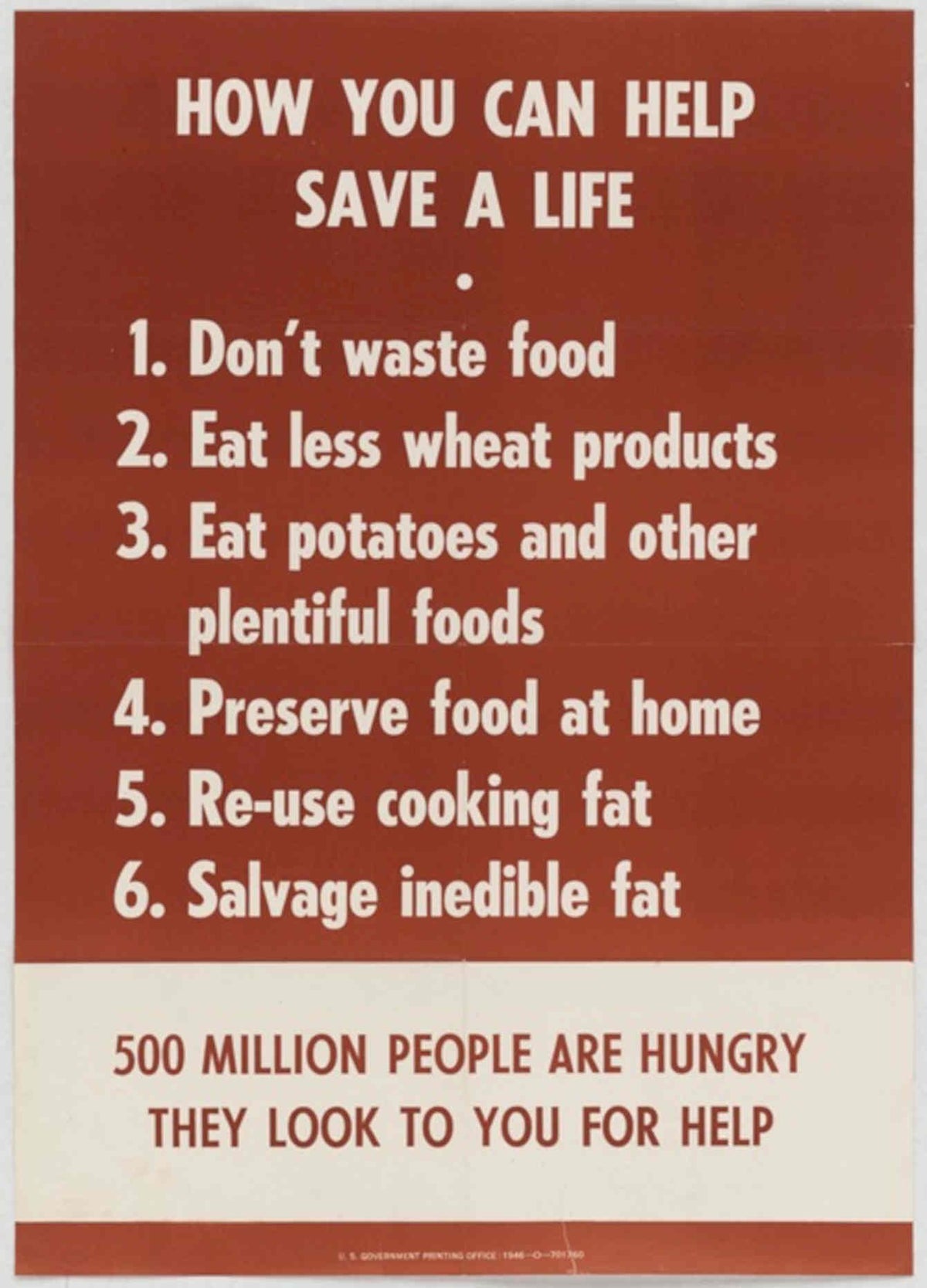 Wartime Help Poster American World War II Advert Poster