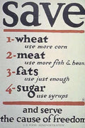 Wartime Ration Guide Vintage Retro Advert Ads A4 Photo Print