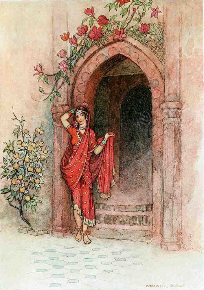 Warwick Goble Vol 1 010 Vintage Illustration A4 Photo Print