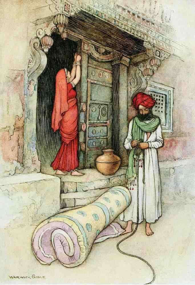Warwick Goble Vol 1 014 Vintage Illustration A4 Photo Print