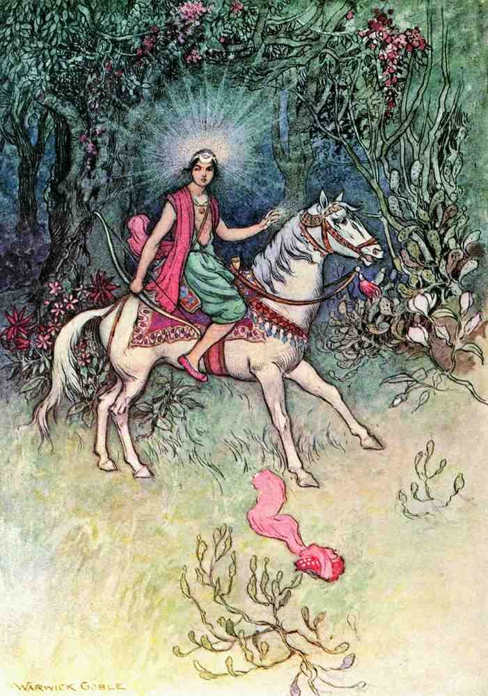 Warwick Goble Vol 1 020 Vintage Illustration A4 Photo Print