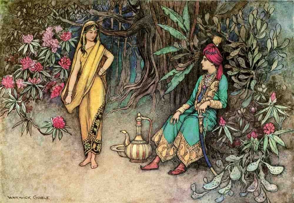 Warwick Goble Vol 1 025 Vintage Illustration A4 Photo Print