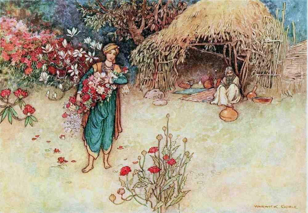 Warwick Goble Vol 1 029 Vintage Illustration A4 Photo Print