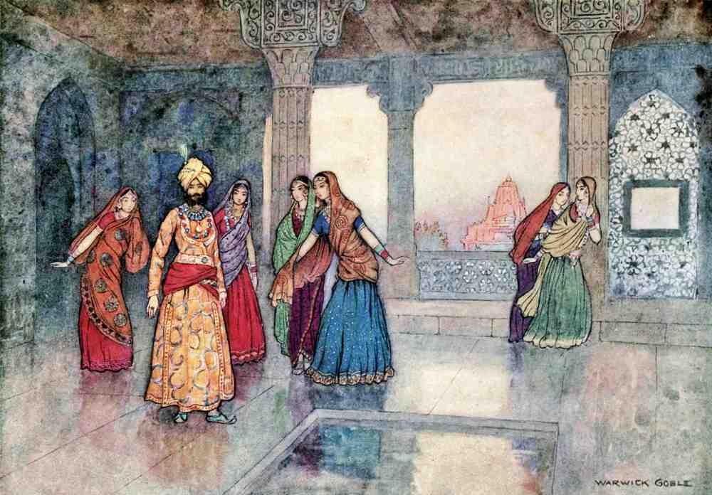 Warwick Goble Vol 1 035 Vintage Illustration A4 Photo Print