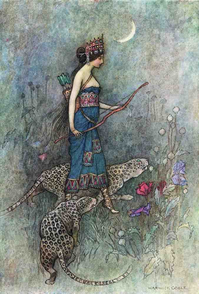 Warwick Goble Vol 1 040 Vintage Illustration A4 Photo Print