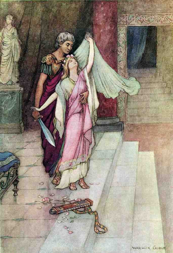 Warwick Goble Vol 1 041 Vintage Illustration A4 Photo Print