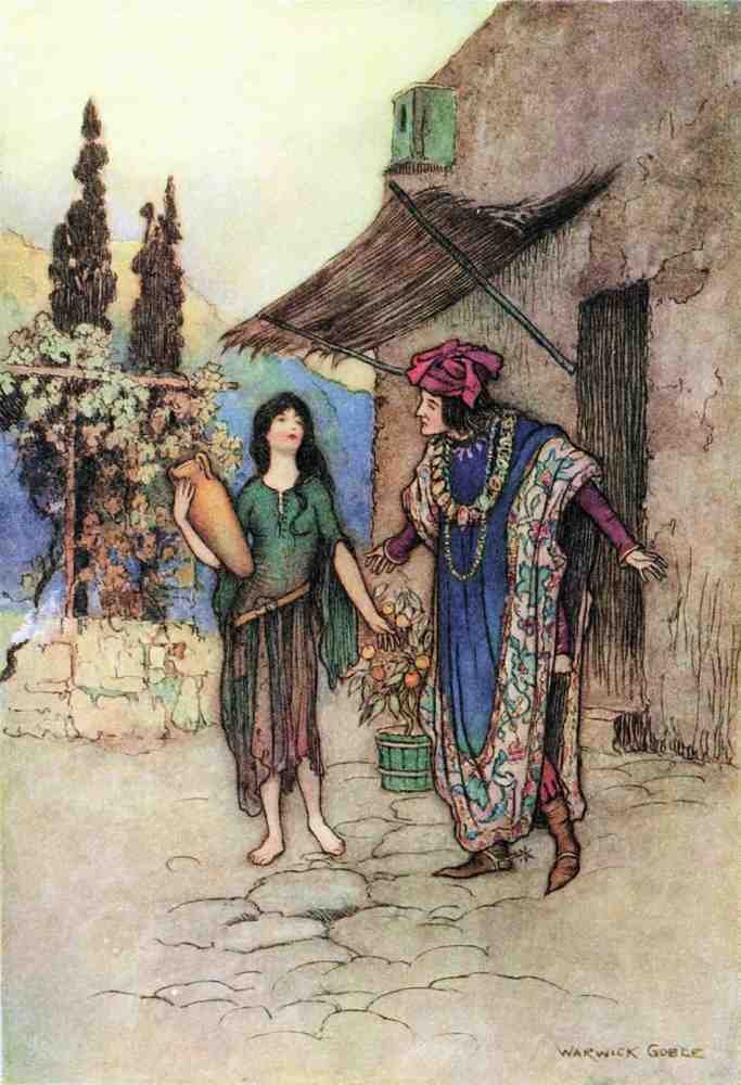 Warwick Goble Vol 1 042 Vintage Illustration A4 Photo Print