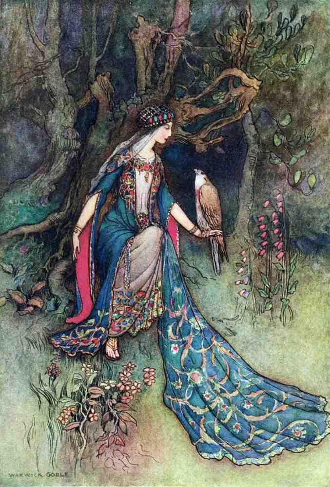 Warwick Goble Vol 1 044 Vintage Illustration A4 Photo Print