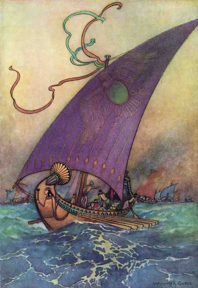 Warwick Goble Vol 1 050 Vintage Illustration A4 Photo Print