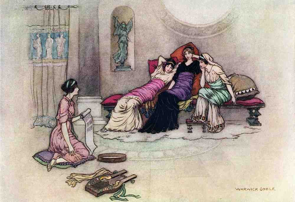 Warwick Goble Vol 1 065 Vintage Illustration A4 Photo Print