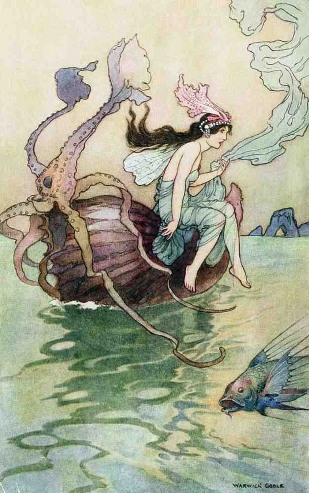 Warwick Goble Vol 1 080 Vintage Illustration A4 Photo Print