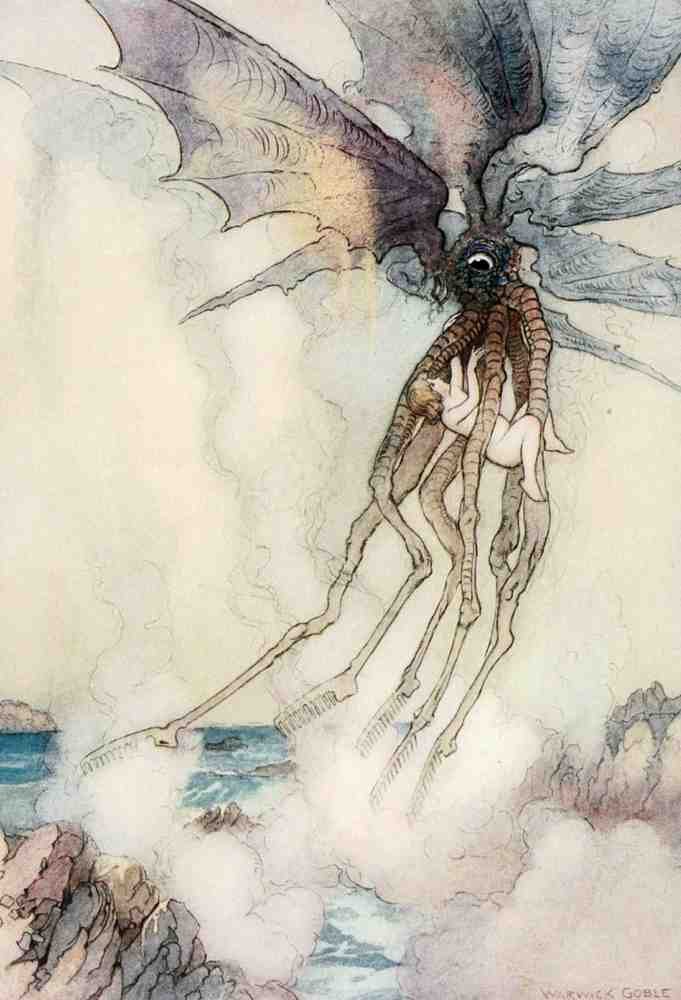 Warwick Goble Vol 1 109 Vintage Illustration A4 Photo Print