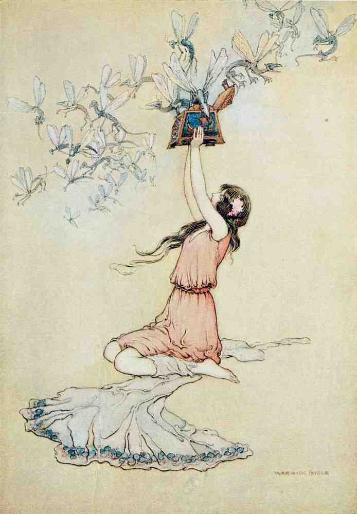 Warwick Goble Vol 1 113 Vintage Illustration A4 Photo Print