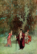 Warwick Goble Vol 2 008 Vintage Illustration A4 Photo Print
