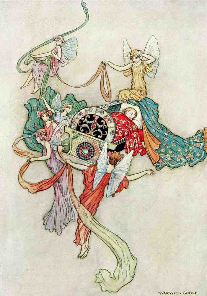Warwick Goble Vol 2 016 Vintage Illustration A4 Photo Print