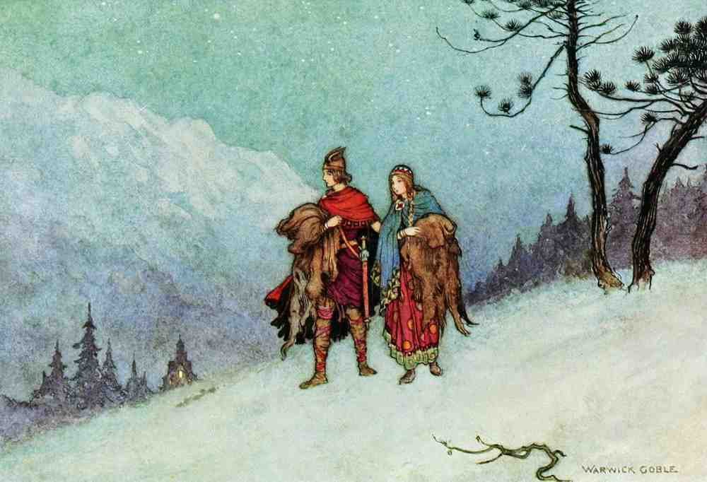 Warwick Goble Vol 2 026 Vintage Illustration A4 Photo Print