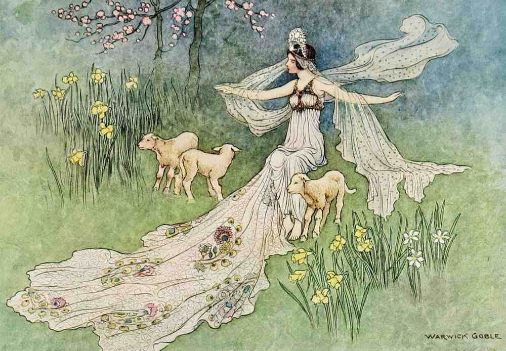 Warwick Goble Vol 2 029 Vintage Illustration A4 Photo Print