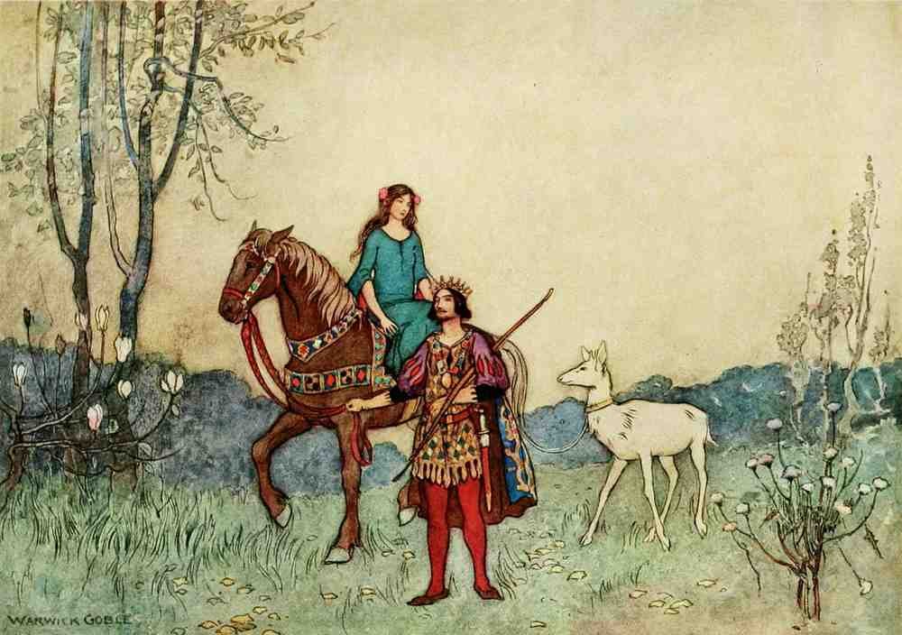 Warwick Goble Vol 2 030 Vintage Illustration A4 Photo Print