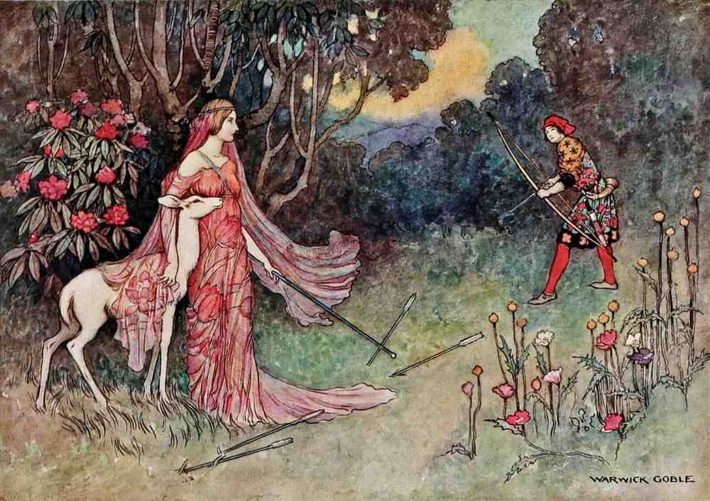 Warwick Goble Vol 2 035 Vintage Illustration A4 Photo Print