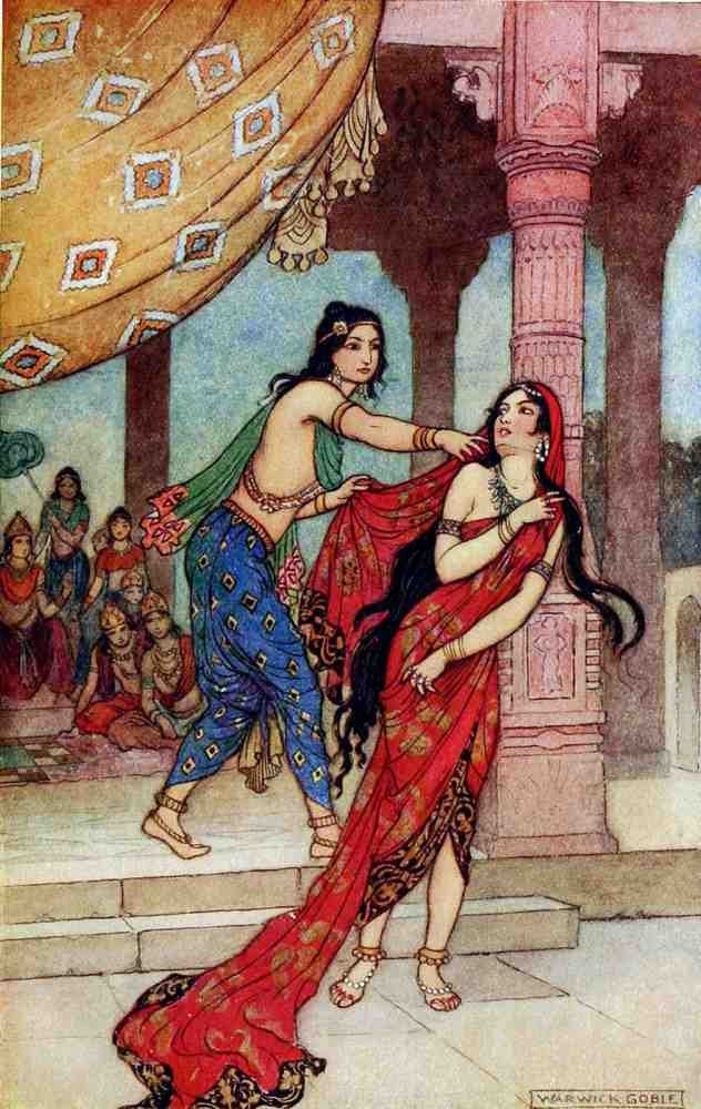Warwick Goble Vol 2 038 Vintage Illustration A4 Photo Print