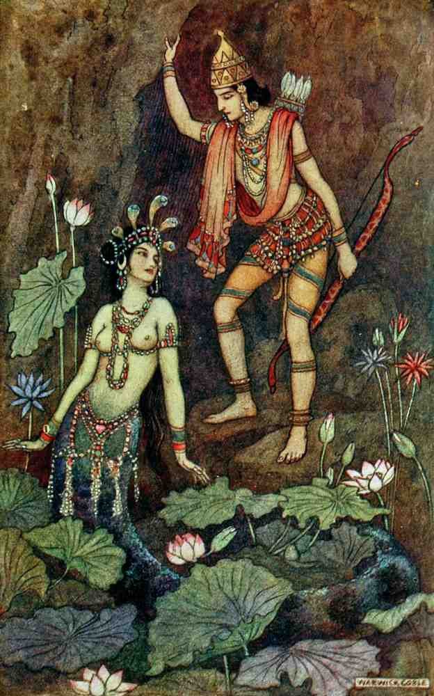Warwick Goble Vol 2 039 Vintage Illustration A4 Photo Print