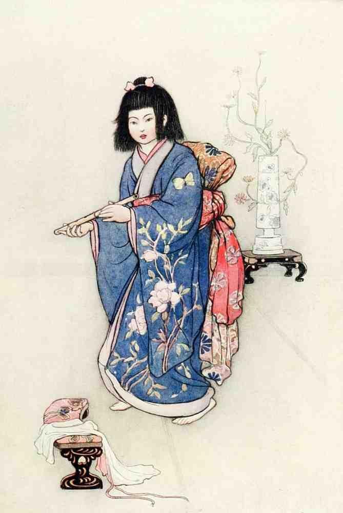 Warwick Goble Vol 2 053 Vintage Illustration A4 Photo Print