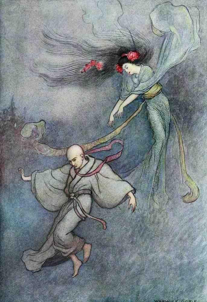 Warwick Goble Vol 2 059 Vintage Illustration A4 Photo Print