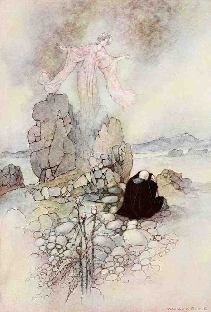 Warwick Goble Vol 2 065 Vintage Illustration A4 Photo Print