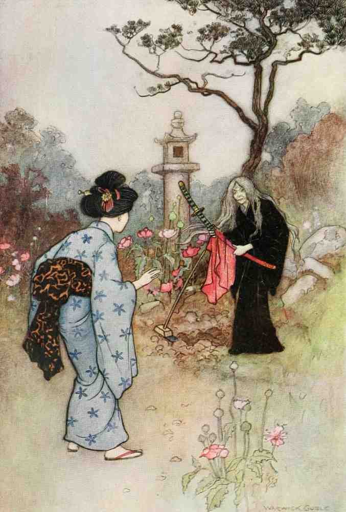 Warwick Goble Vol 2 067 Vintage Illustration A4 Photo Print