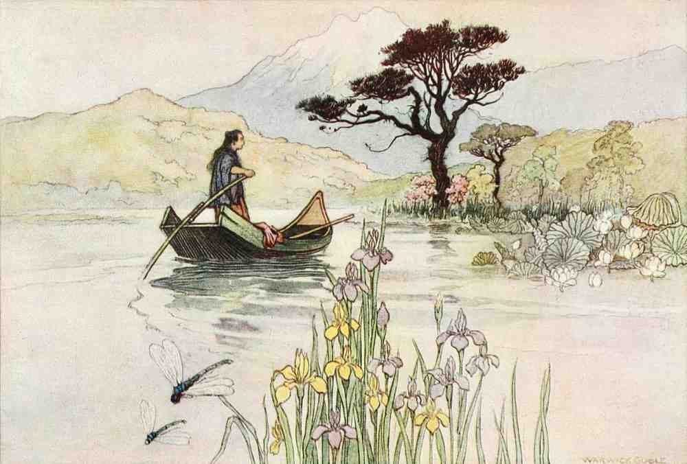 Warwick Goble Vol 2 073 Vintage Illustration A4 Photo Print