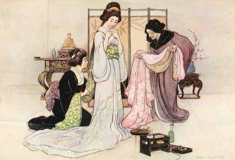 Warwick Goble Vol 2 079 Vintage Illustration A4 Photo Print