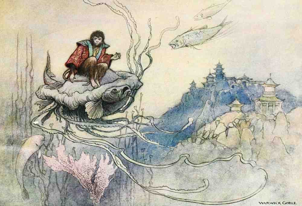 Warwick Goble Vol 2 083 Vintage Illustration A4 Photo Print
