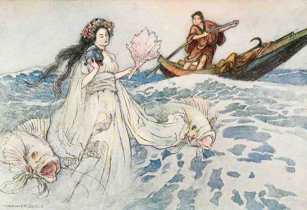 Warwick Goble Vol 2 084 Vintage Illustration A4 Photo Print