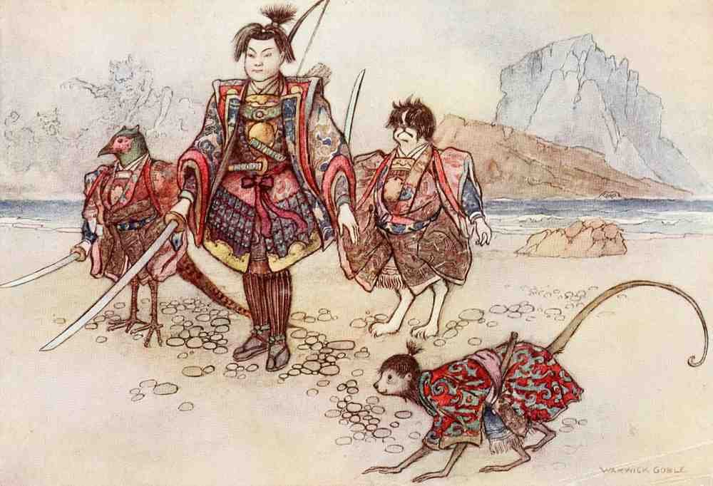 Warwick Goble Vol 2 085 Vintage Illustration A4 Photo Print