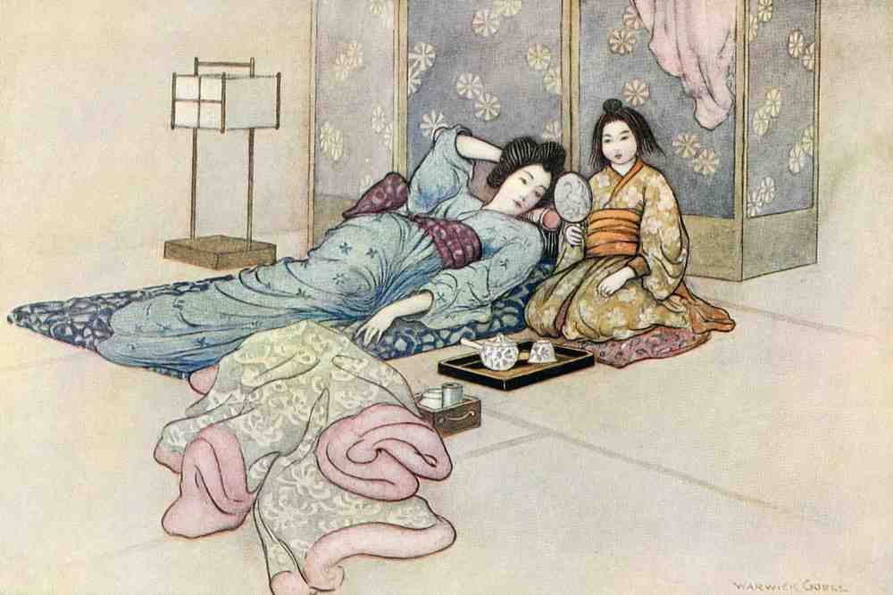 Warwick Goble Vol 2 086 Vintage Illustration A4 Photo Print