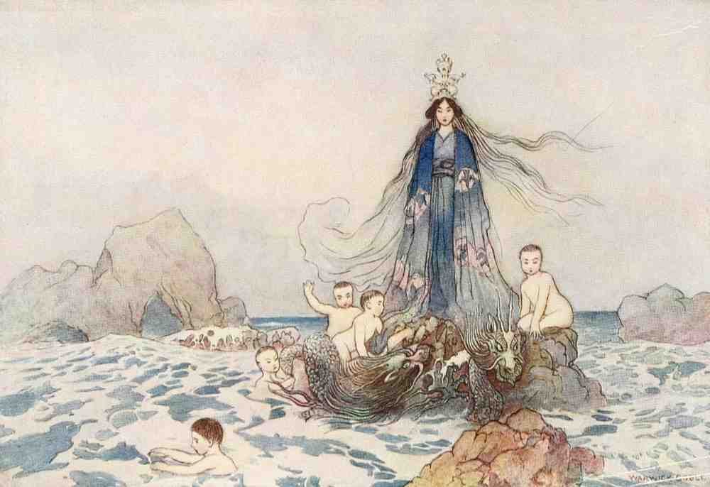 Warwick Goble Vol 2 087 Vintage Illustration A4 Photo Print
