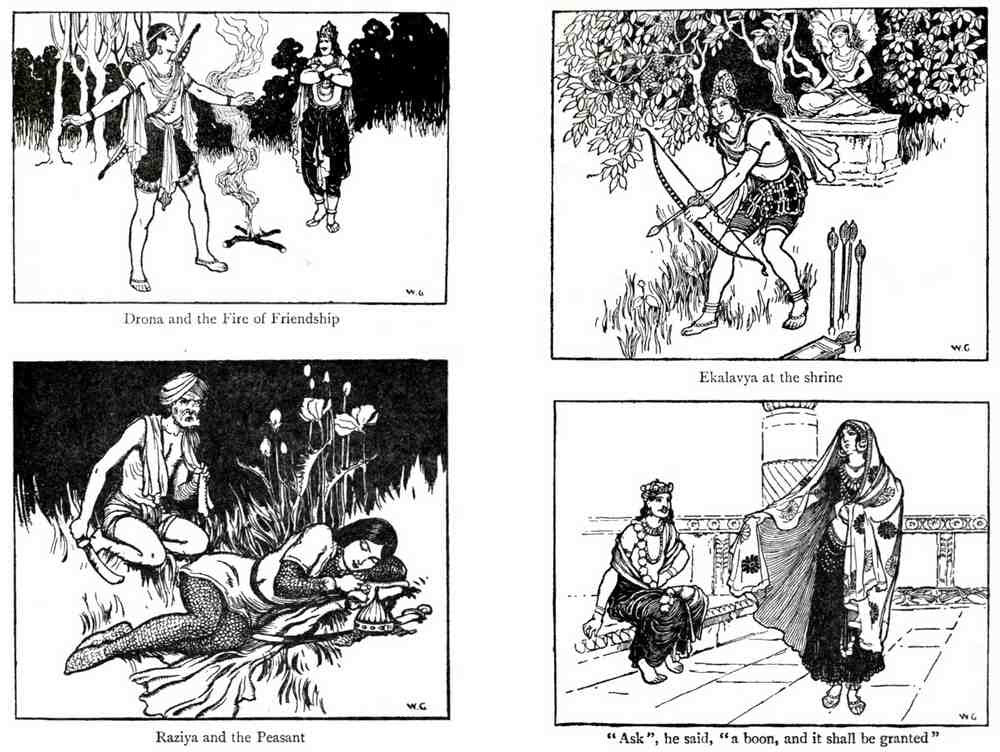 Warwick Goble Vol 2 097 Vintage Illustration A4 Photo Print