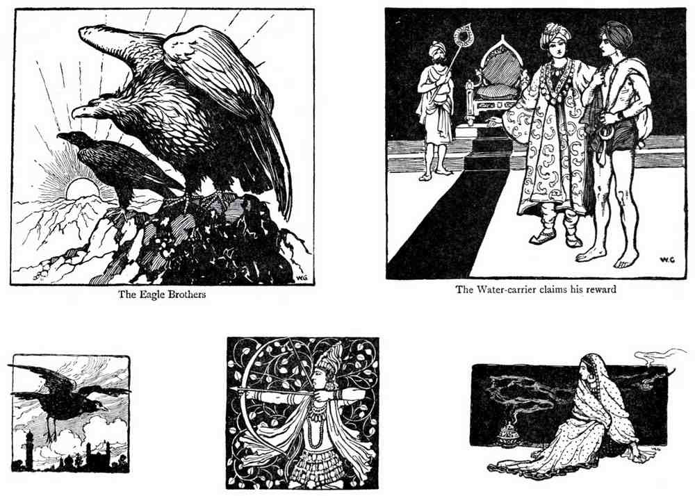 Warwick Goble Vol 2 098 Vintage Illustration A4 Photo Print