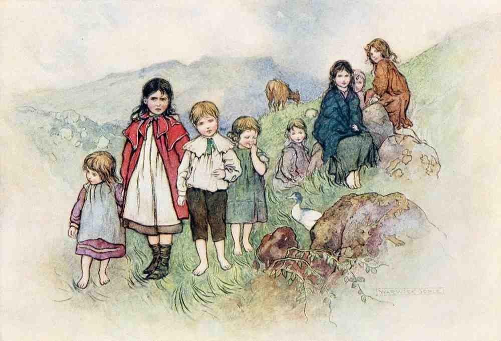 Warwick Goble Vol 2 106 Vintage Illustration A4 Photo Print