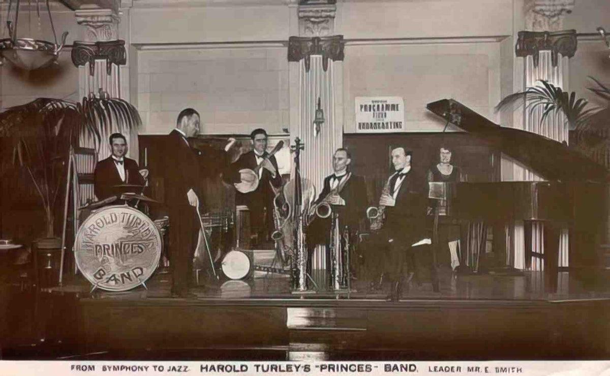 Warwickshire Birmingham Eva Williams with Harold Turley Band Vintage A4 Photo Print