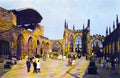 Warwickshire Coventry Cathedral 1960s Vintage A4 Photo Print