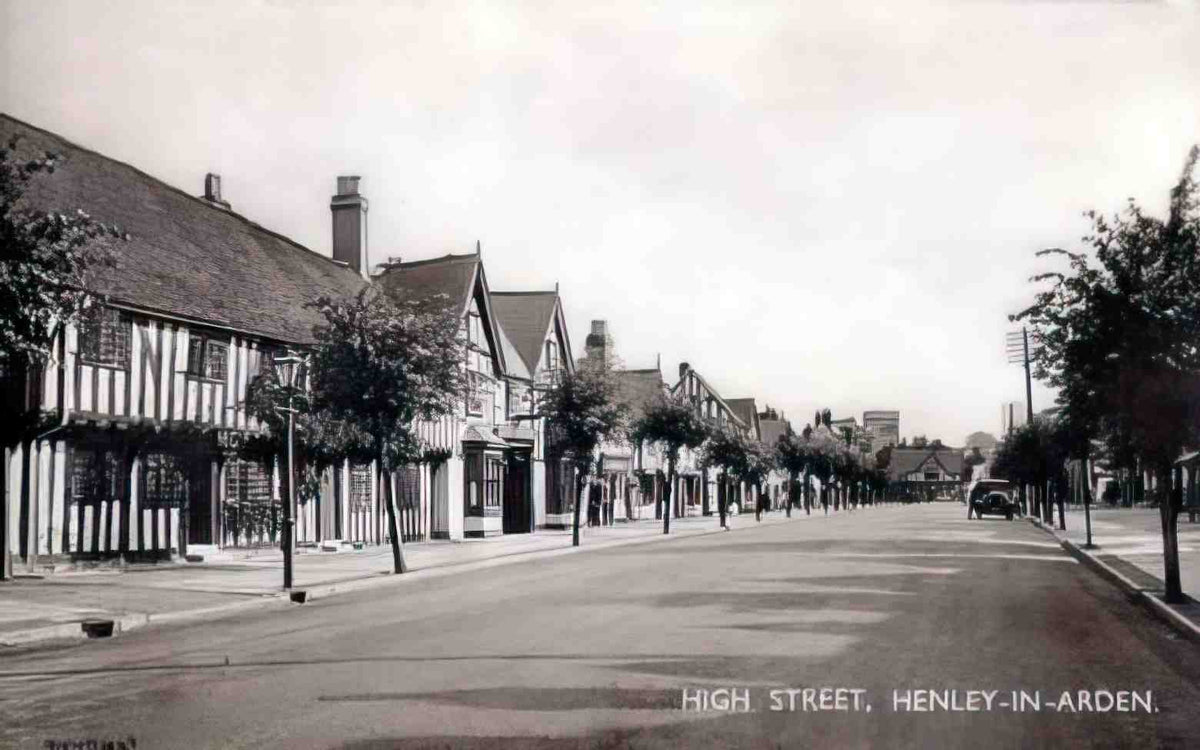 Warwickshire Henley in Arden 1940s Vintage A4 Photo Print