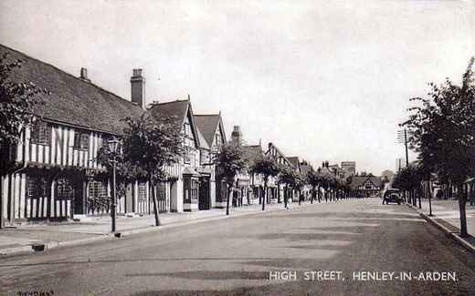 Warwickshire Henley in Arden 1940s vintage old A4 Photo Print
