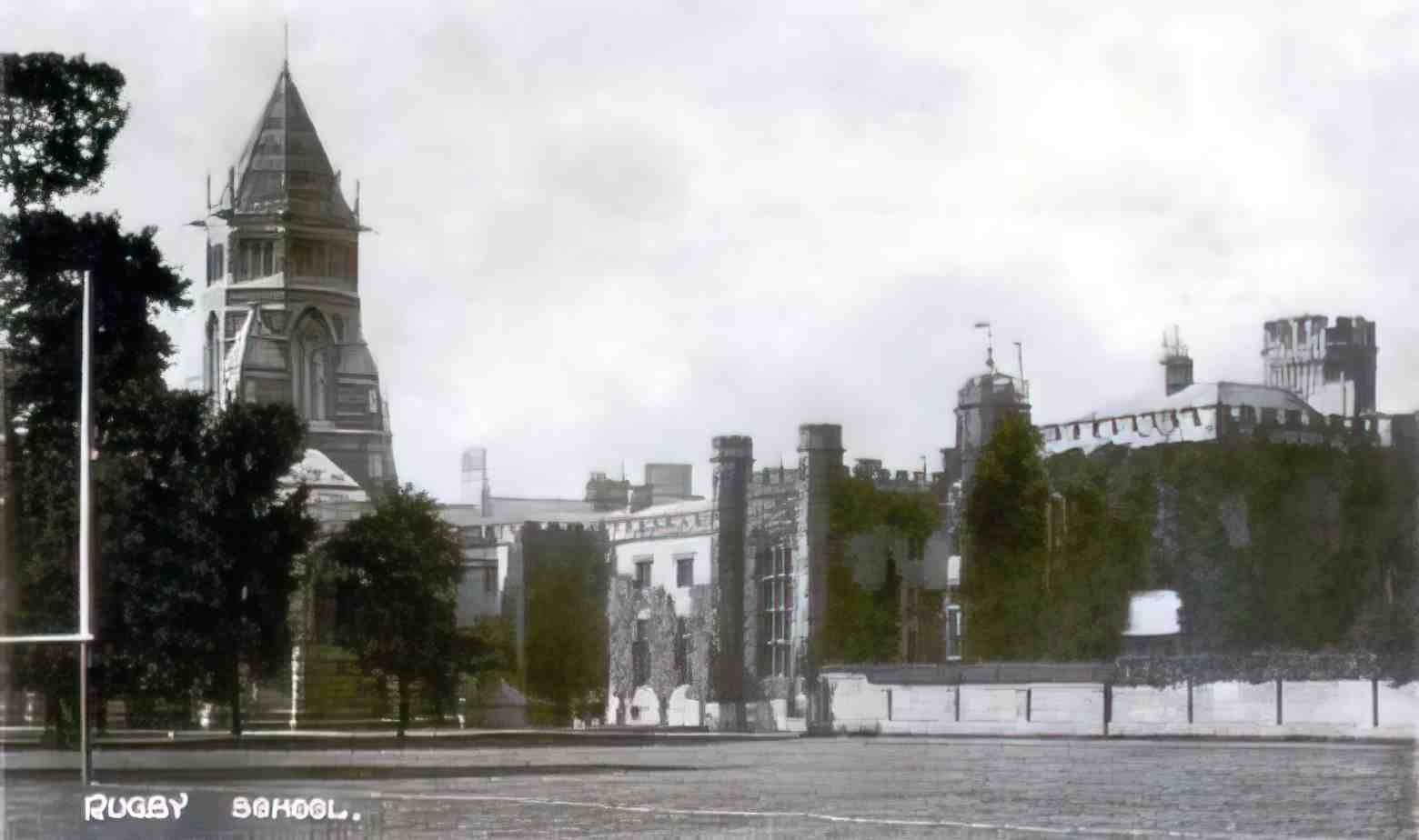 Warwickshire Rugby School Vintage A4 Photo Print