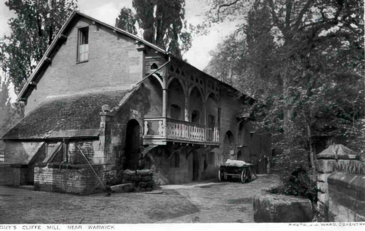 Warwickshire Warwick Guys Cliffe Mill Vintage A4 Photo Print
