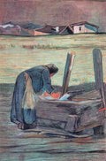 Washer Giovanni Segantini Symbolism A4 Photo Print